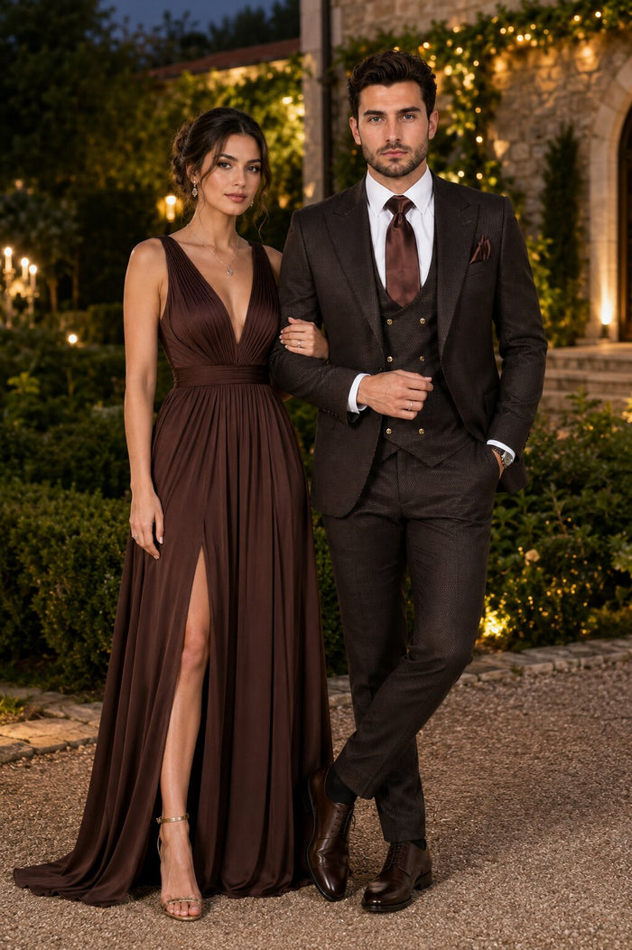 ROSSI MAN SLIM FIT 3 PIECE SUIT BOND RM1753