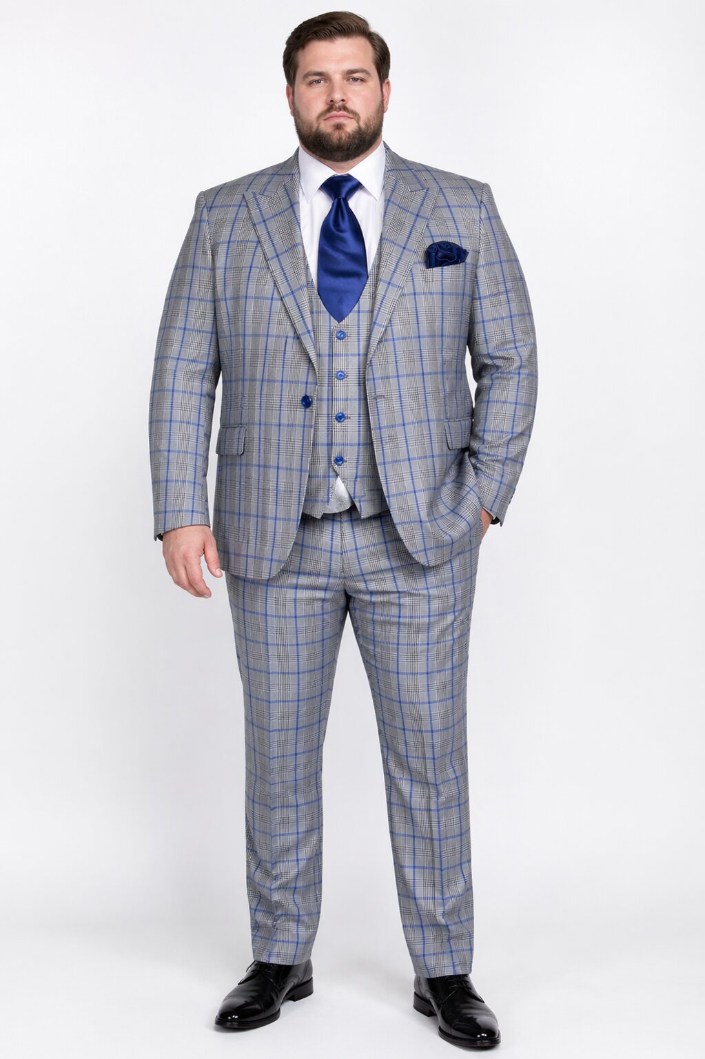 Rossi Man Tom RM1856 –2-Piece Suit for Stylish Men  Modern Fit
