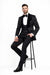 Rossi Man RM1446 – Classic 3-Piece Smoking Style Tuxedo Suit for Men