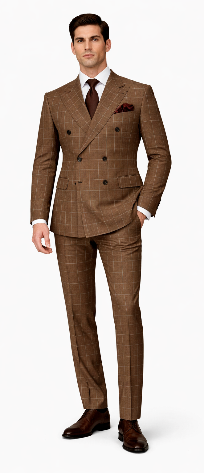 ROSSI MAN DOUBLE BREASTED SUIT ARTHUR RM2317 Modern Fit