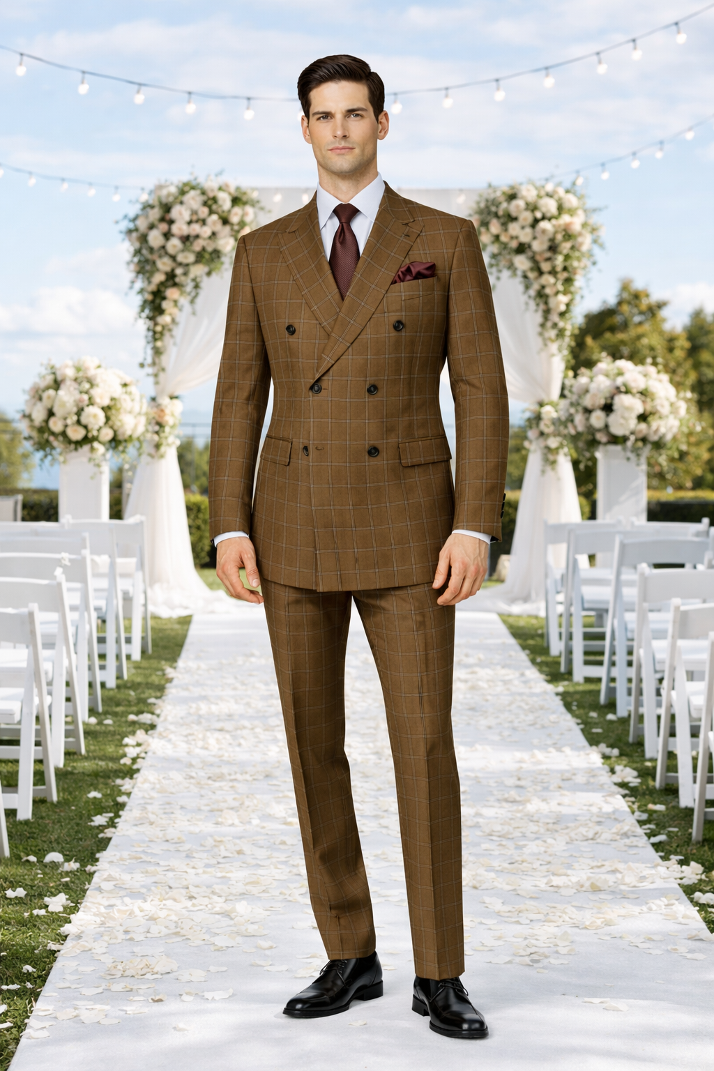 ROSSI MAN DOUBLE BREASTED SUIT ARTHUR RM2317