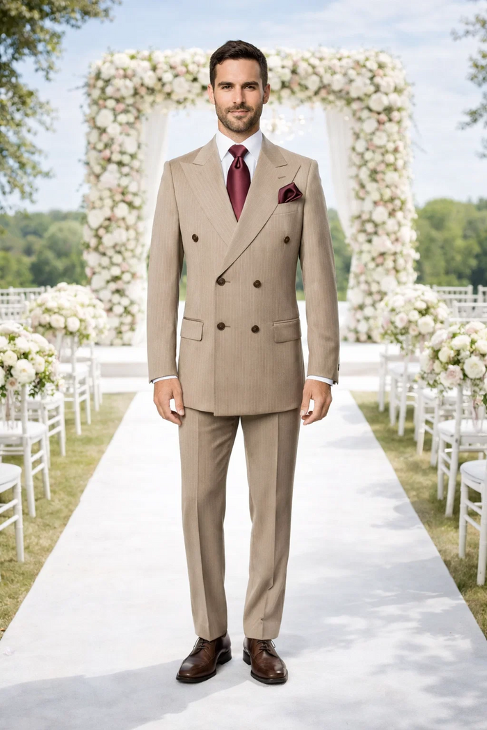 ROSSI MAN DOUBLE BREASTED SUIT ARTHUR RM2320 Modern Fit
