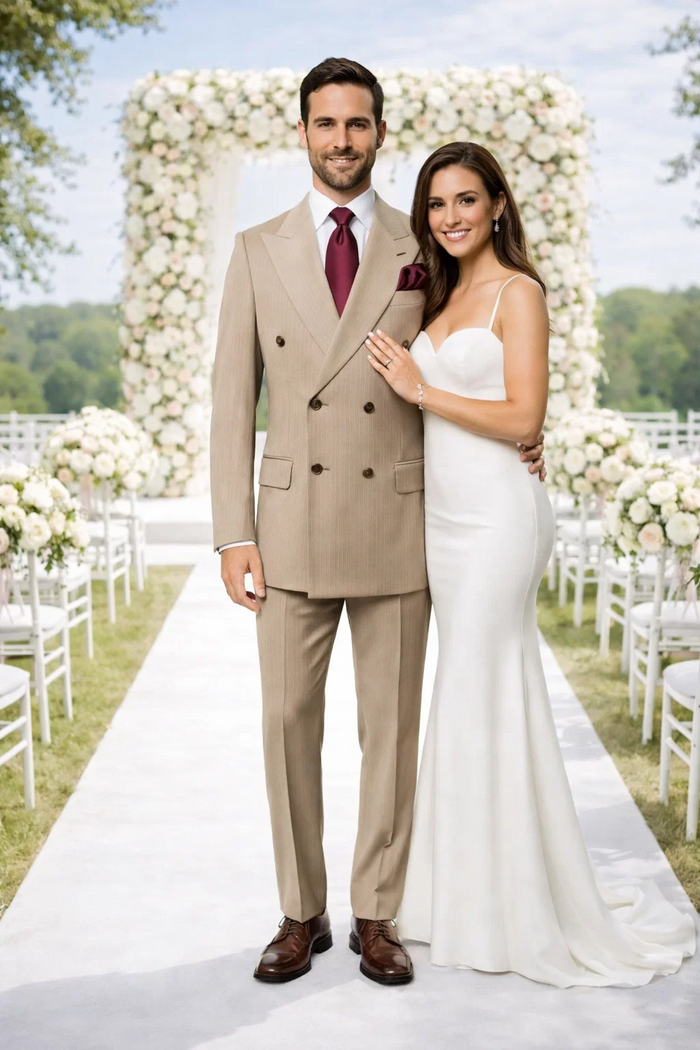 ROSSI MAN DOUBLE BREASTED SUIT ARTHUR RM2320 Modern Fit
