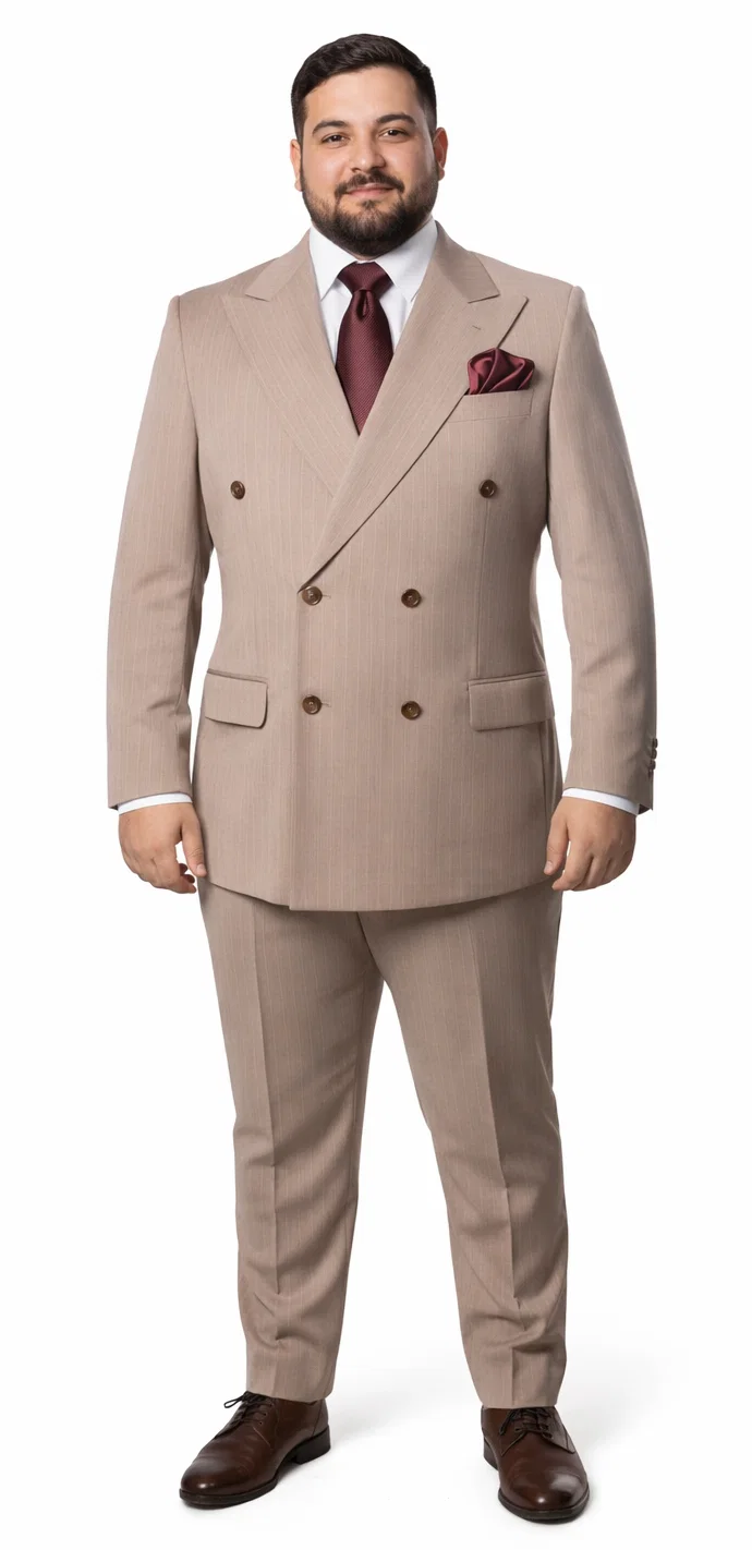 ROSSI MAN DOUBLE BREASTED SUIT ARTHUR RM2320 Modern Fit