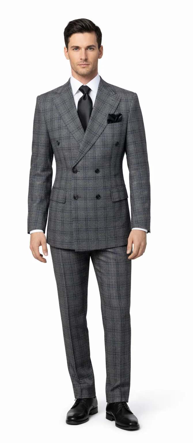 ROSSI MAN DOUBLE BREASTED SUIT ARTHUR RM2323 Modern Fit