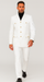 Rossi Man DUKE RM1762 Slim Fit 3-Piece White Suit – Modern Tailored Formalwear for Men