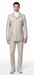 Rossi Man DUKE RM1766 Slim Fit 3-Piece Suit for Men – Modern Cream Off-White Formalwear