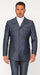 Rossi Man DUKE RM1767 Slim Fit 3-Piece Steel Grey Suit – Modern Formalwear for Men