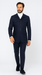 Rossi Man DUKE RM1768 Slim Fit 3-Piece Navy Suit – Modern Formalwear for Men