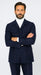 Rossi Man DUKE RM1768 Slim Fit 3-Piece Navy Suit – Modern Formalwear for Men