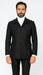 Rossi Man DUKE RM1769 Slim Fit Black 3-Piece Suit for Men – Modern Mens Formalwear