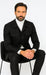Rossi Man DUKE RM1769 Slim Fit Black 3-Piece Suit for Men – Modern Mens Formalwear