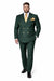 Double Breasted Slim Fit Suit 2 on 6 Modern Formal Ensemble ROSSI MAN Milano RM1190