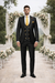 Rossi Man Men’s Black Slim Fit Suit – Double-Breasted Modern Classic