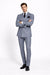 Rossi Man Milano RM1726 – Men's Double-Breasted 2-Piece Suit | Stylish Formal