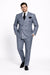 Rossi Man Milano RM1726 – Men's Double-Breasted 2-Piece Suit | Stylish Formal
