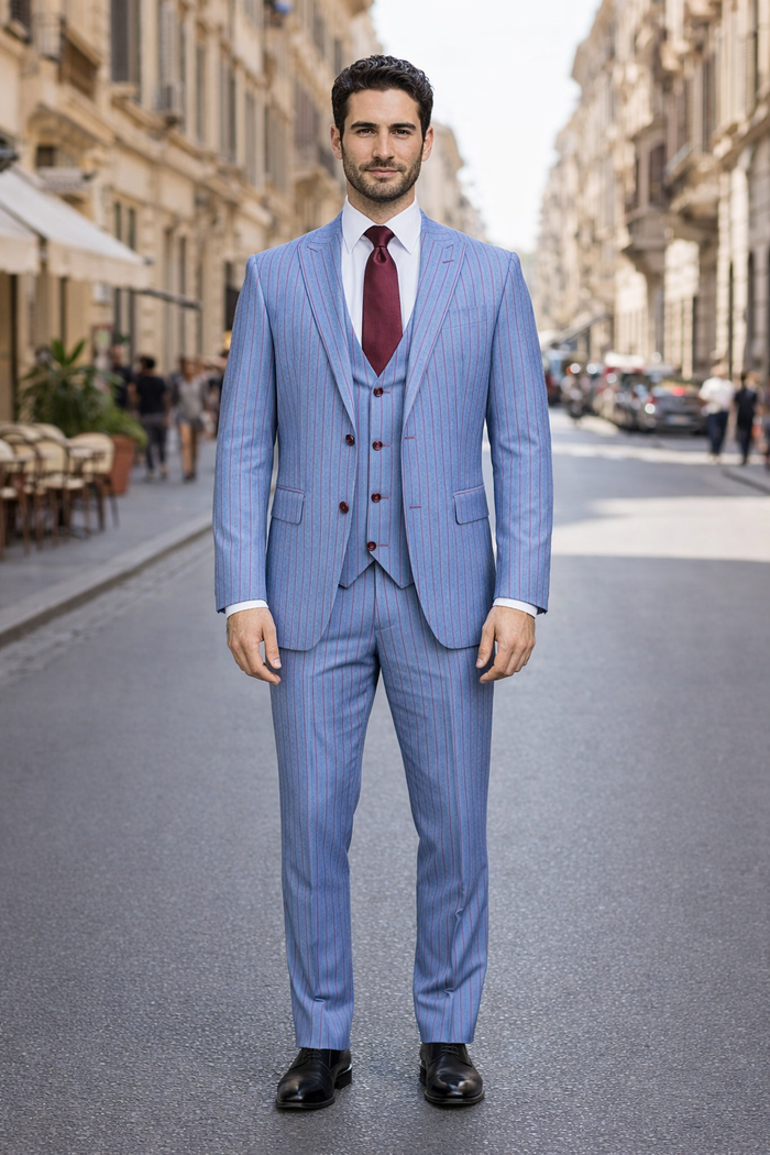 Rossi Man Remo RM1756 – Stylish Men's Tailored Suit for Modern Fit