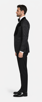 Rossi Man RM1446 – Classic 3-Piece Smoking Style Tuxedo Suit for Men