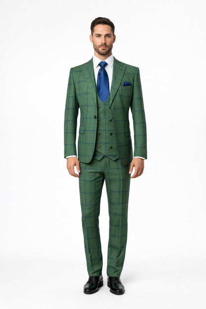 Rossi Man Max RM1841 – Men's Slim Fit 3-Piece Suit for Men