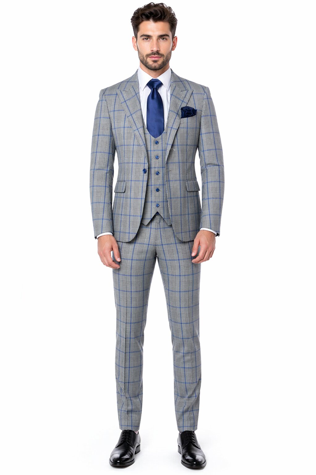 Rossi Man Tom RM1856 –2-Piece Suit for Stylish Men  Modern Fit