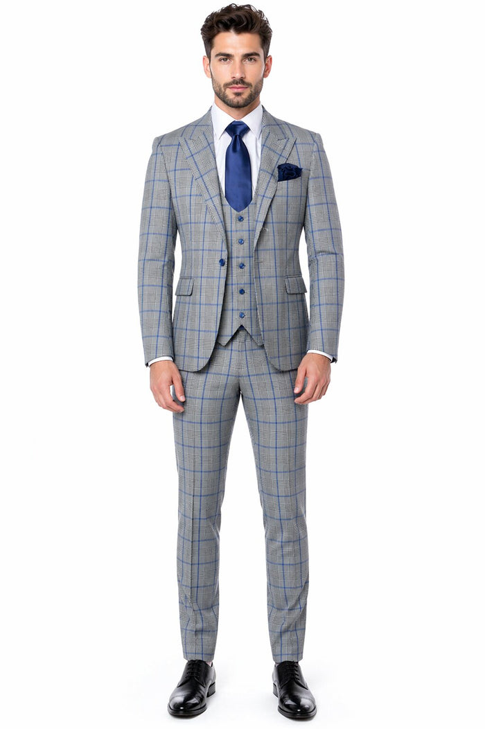 Rossi Man Tom RM1856 –2-Piece Suit for Stylish Men  Modern Fit