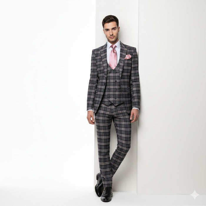 ROSSI MAN SLIM FIT 3 PIECE SUIT MAX RM1739