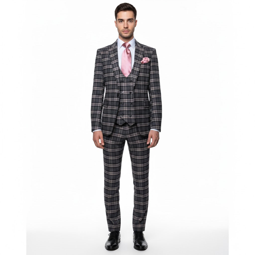 ROSSI MAN SLIM FIT 3 PIECE SUIT MAX RM1739