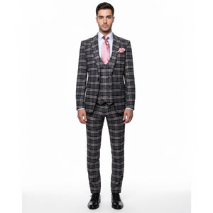 ROSSI MAN SLIM FIT 3 PIECE SUIT MAX RM1739