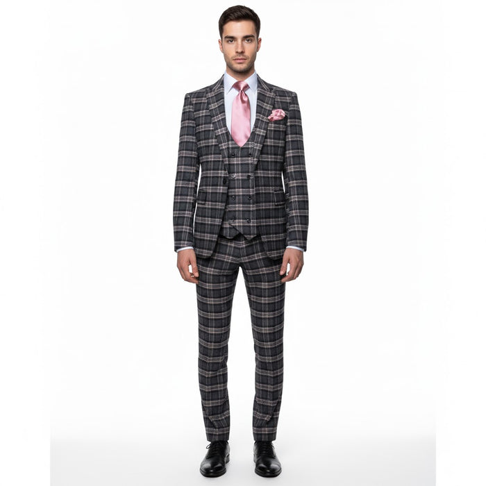 ROSSI MAN SLIM FIT 3 PIECE SUIT MAX RM1739