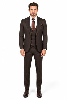 ROSSI MAN SLIM FIT 3 PIECE SUIT BOND RM1753