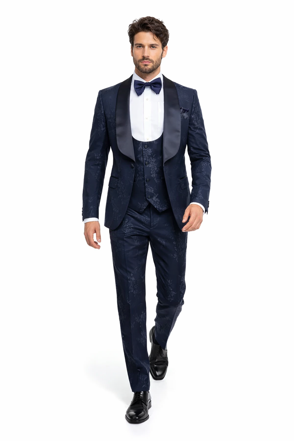 Rossi Man 3 Piece Smoking Tuxedo Suit RM1252 – Elegant Formal Wear