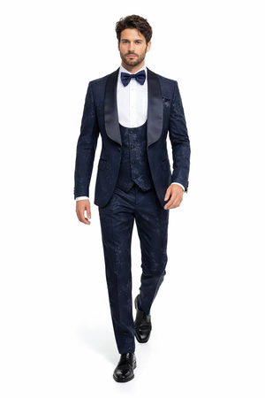 Rossi Man 3 Piece Smoking Tuxedo Suit RM1252 – Elegant Formal Wear