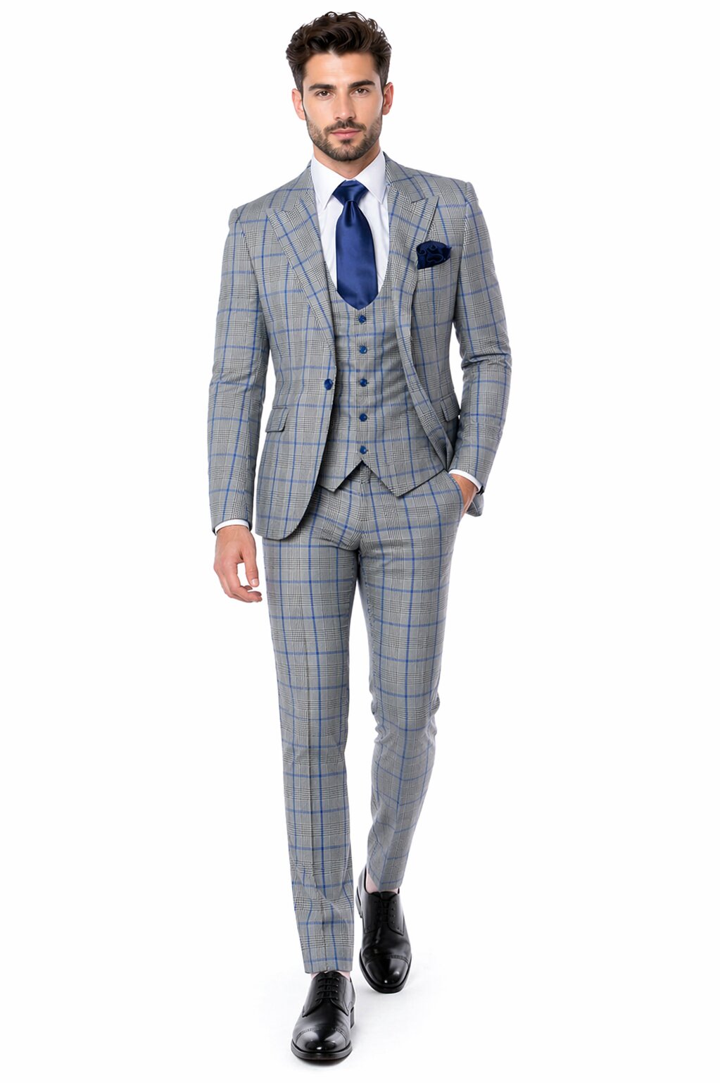 Rossi Man Tom RM1856 –2-Piece Suit for Stylish Men  Modern Fit