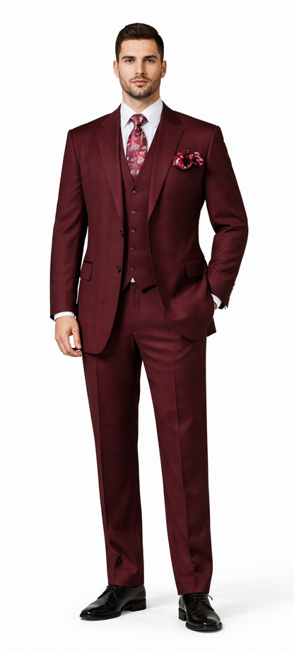 Rossiman Men's Formal Dress Suit – Elegant Tailored Suit Modern Fit