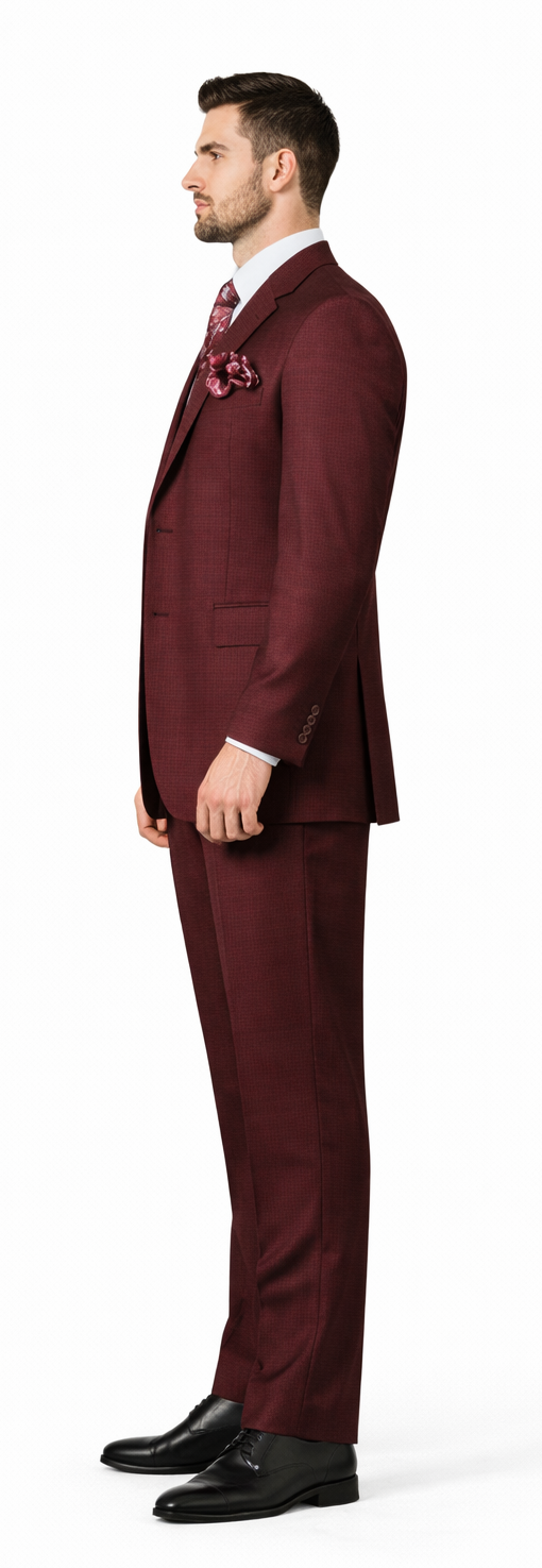 Rossiman Men's Formal Dress Suit – Elegant Tailored Suit Modern Fit