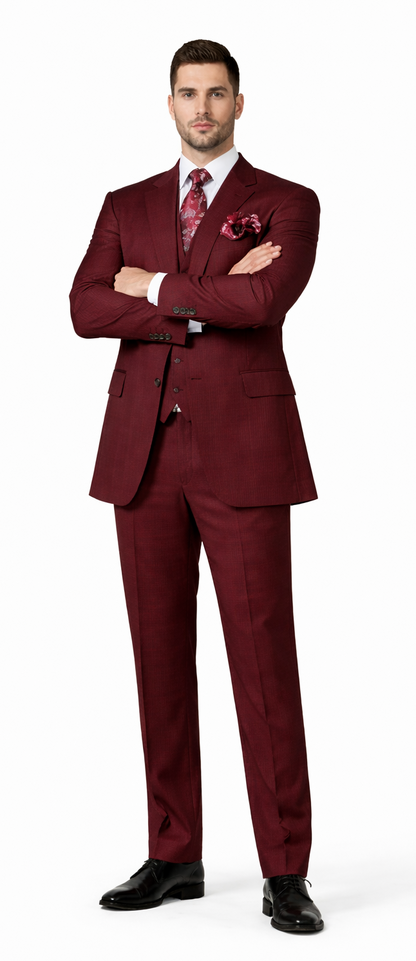 Rossiman Men's Formal Dress Suit – Elegant Tailored Suit Modern Fit