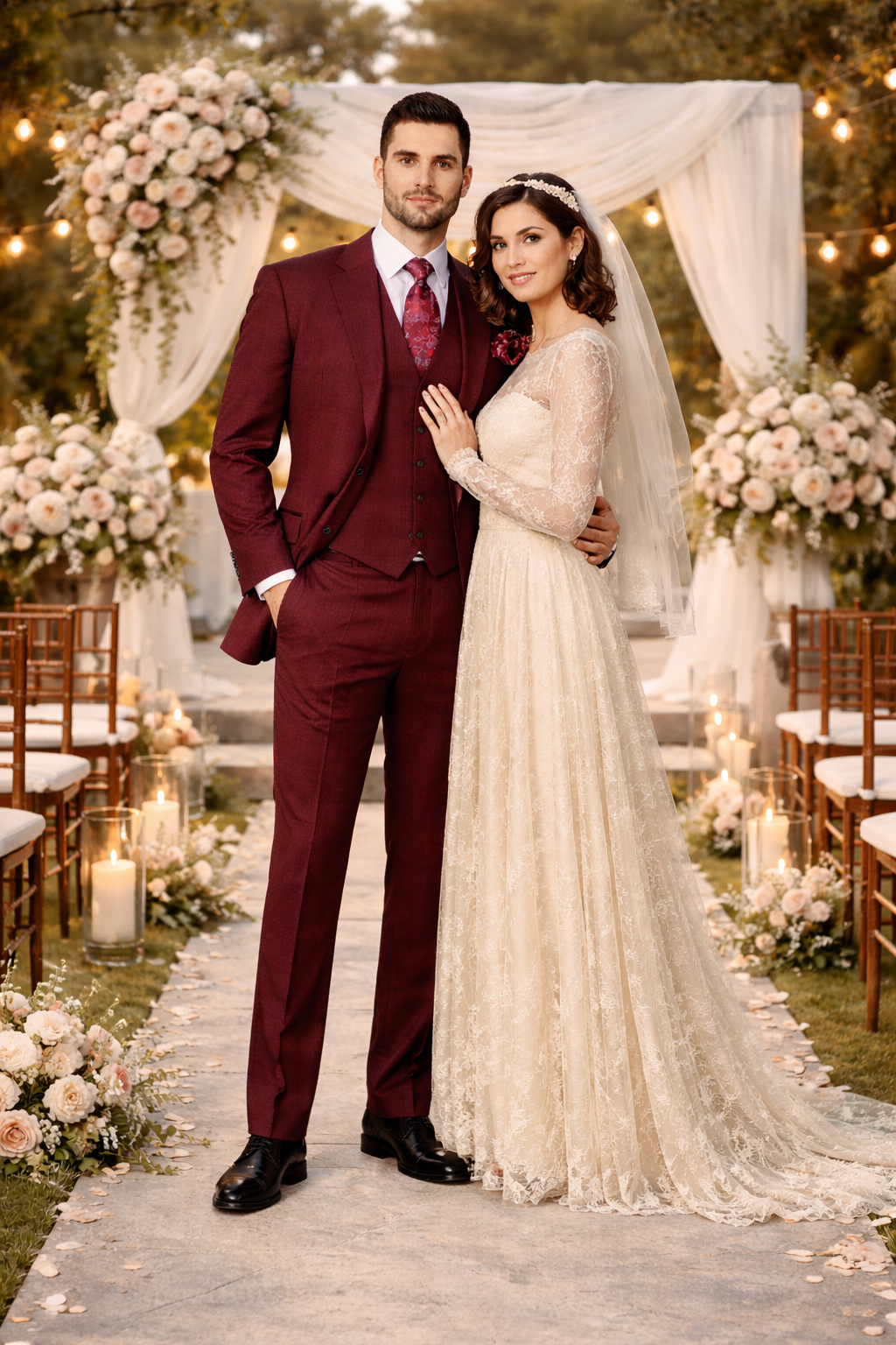 Rossiman Men's Formal Dress Suit – Elegant Tailored Suit Modern Fit