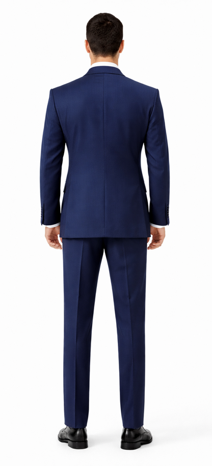 Rossiman Men's Blue Slim Fit Suit – Modern Tailored Formalwear