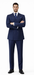Rossiman Men's Blue Slim Fit Suit – Modern Tailored Formalwear