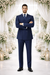 Rossiman Men's Blue Slim Fit Suit – Modern Tailored Formalwear