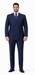 Rossiman Men's Blue Slim Fit Suit – Modern Tailored Formalwear