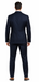 Rossiman Men’s Formal Blue Suit – Slim Fit Design with Vest and Trousers