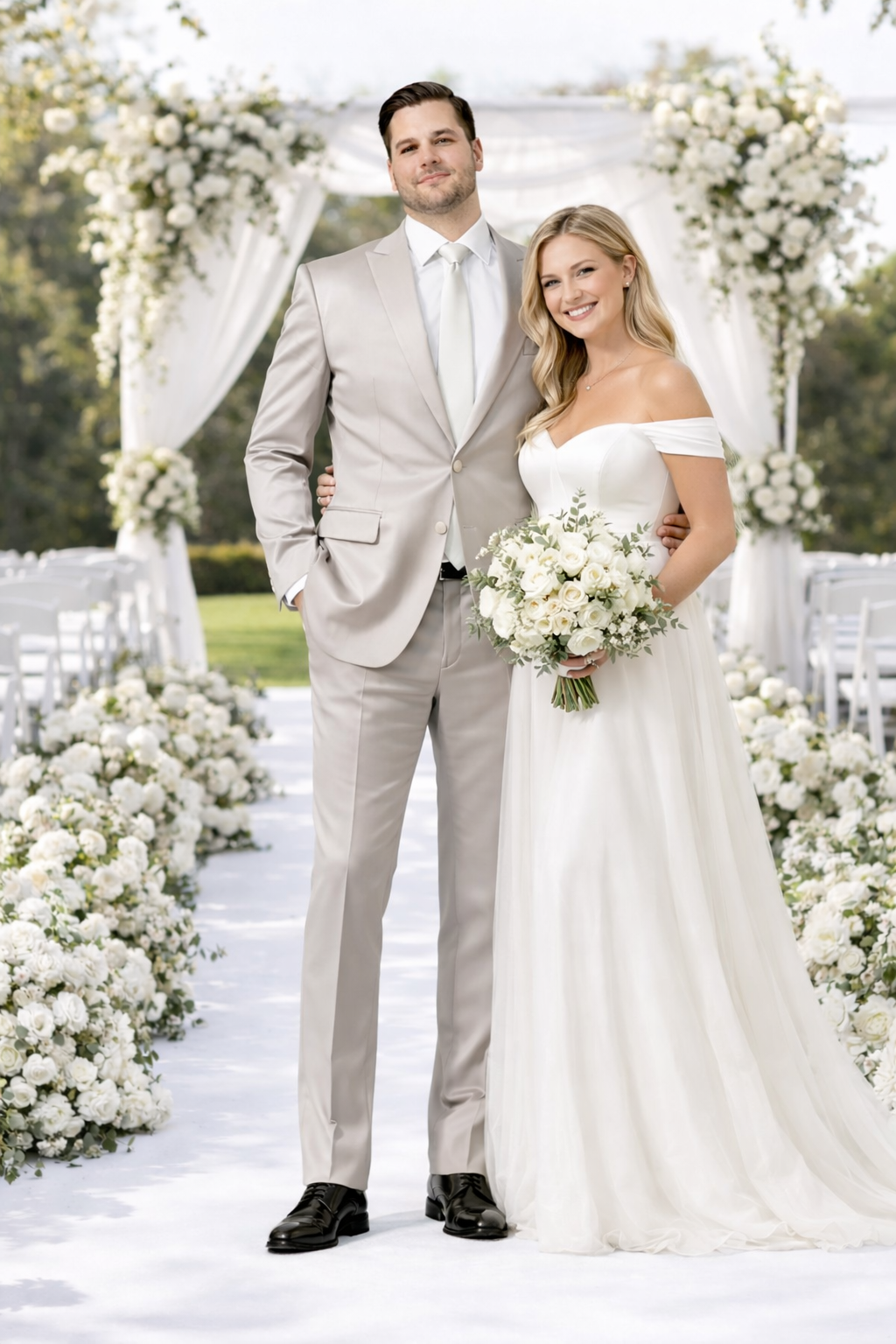Rossiman Men’s Gray Shiny Sateen Suit – Sleek & Modern Formalwear Modern Fit