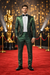 Rossiman Men’s Green Sateen Suit – Glossy Finish with Modern Flair