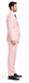 Rossiman Men's Pink Suit – 1-Button Peak Lapel Jacket & Double-Breasted Vest