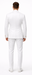 Rossiman Men's White Slim Fit Suit – Double-Breasted 3-Piece Formal Ensemble
