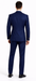 Rossiman Navy Blue Suit for Men – Classic 1-Button Peak Lapel Jacket & Double-Breasted Vest