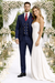 Rossiman Navy Blue Suit for Men – Classic 1-Button Peak Lapel Jacket & Double-Breasted Vest