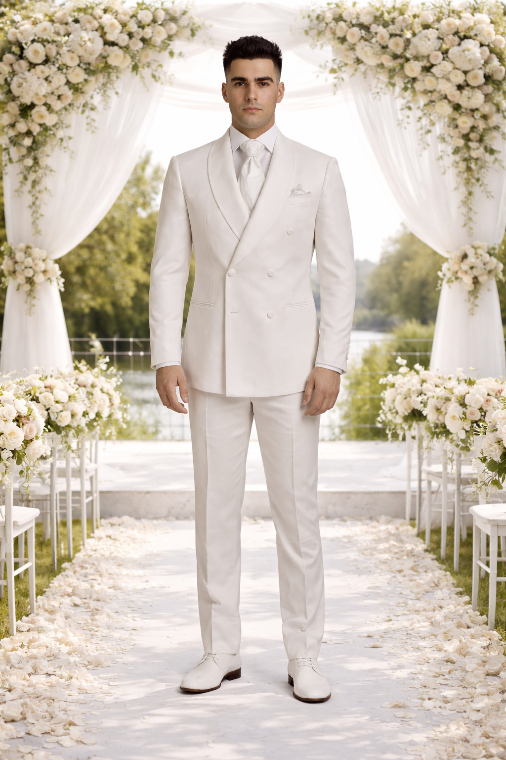 Rossiman Rossi Men's Dress Suit – Classic Tailored Formalwear