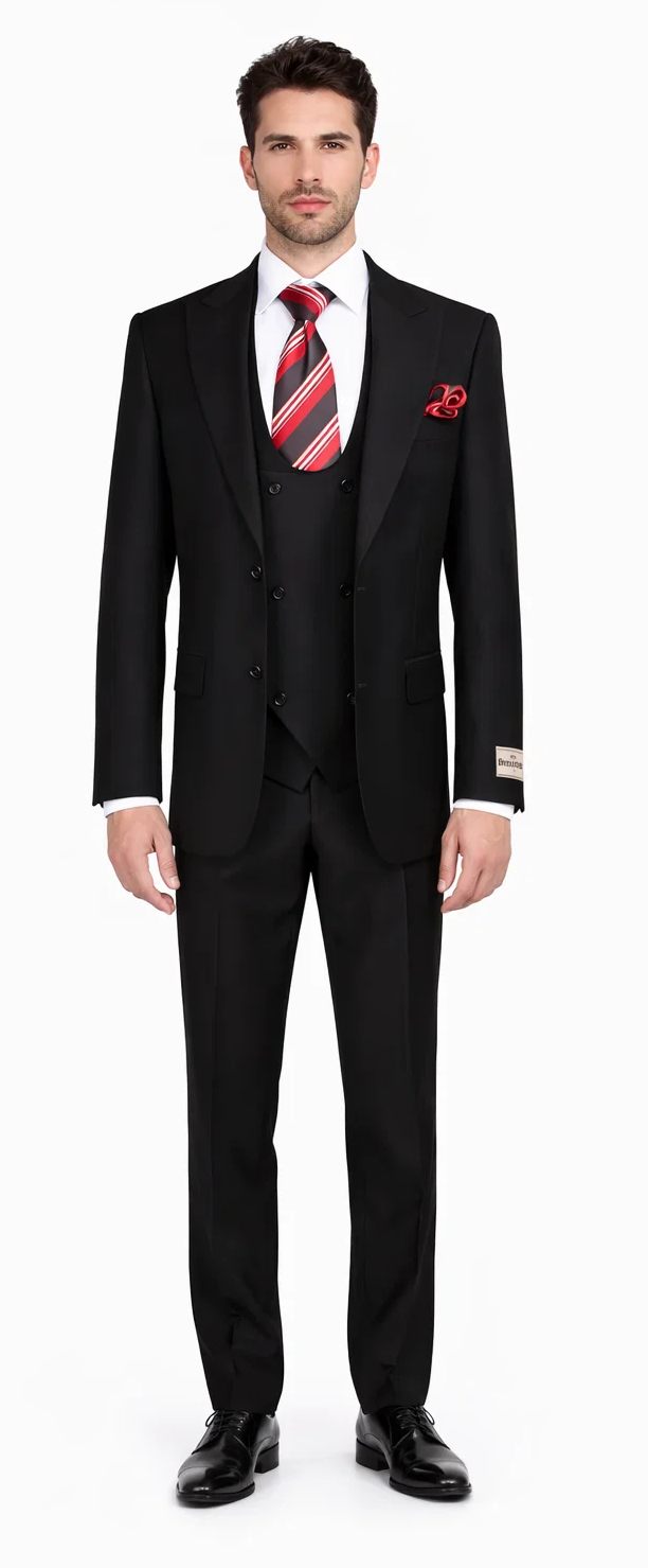 Rossiman Rossi Men's Dress Suit – Premium Tailored Suit for Formal Occasions Modern Fit